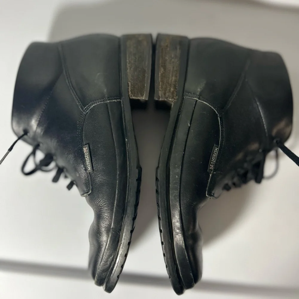 Mephisto 100% Caoutchouc Black Ankle Boots, High Quality and Handcrafted Size 7 - Picture 11 of 12